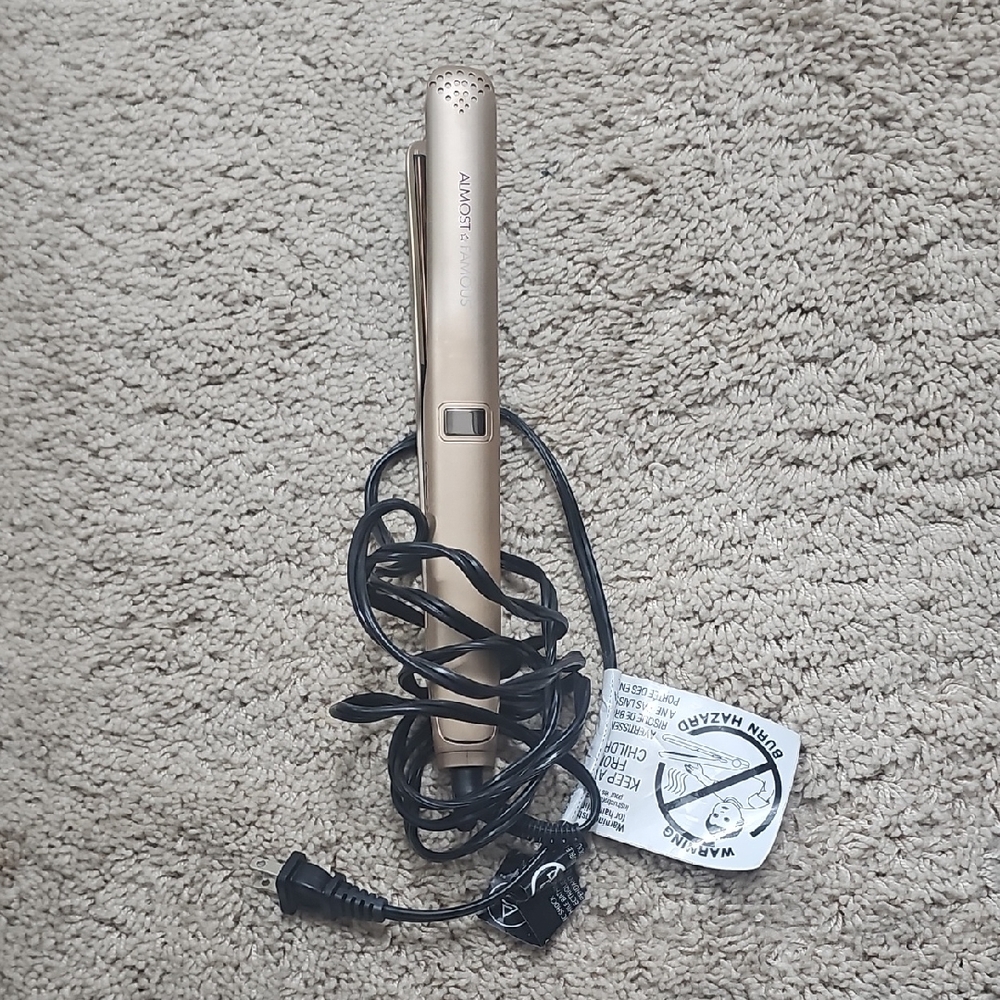Wavy Almost Famous Gold Hair Straightener